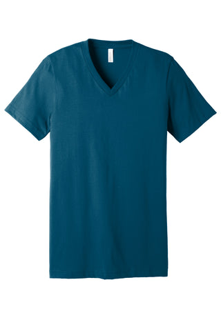 BELLA+CANVAS Unisex Jersey Short Sleeve V-Neck Tee (Deep Teal)