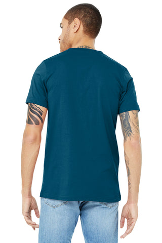 BELLA+CANVAS Unisex Jersey Short Sleeve V-Neck Tee (Deep Teal)