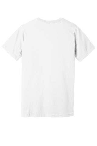 BELLA+CANVAS Unisex Jersey Short Sleeve V-Neck Tee (White)