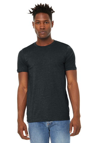 BELLA+CANVAS Unisex Sueded Tee (Dark Grey Heather)