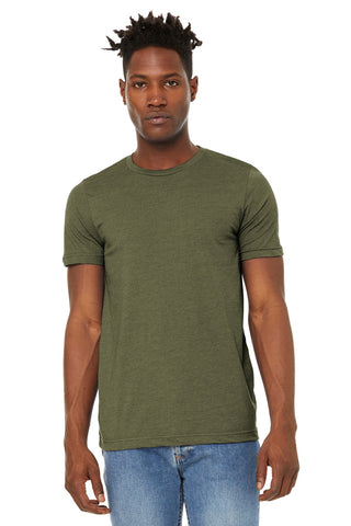 BELLA+CANVAS Unisex Sueded Tee (Heather Olive)