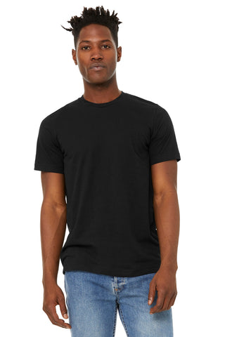 BELLA+CANVAS Unisex Sueded Tee (Solid Black Blend)