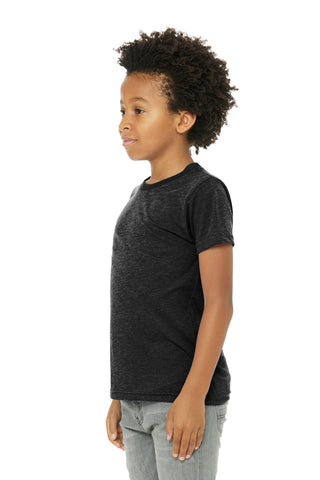 BELLA+CANVAS Youth Triblend Short Sleeve Tee (Charcoal Black Triblend)