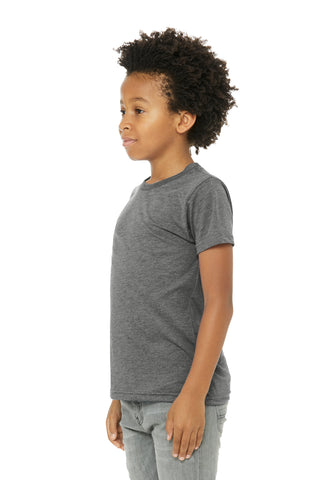 BELLA+CANVAS Youth Triblend Short Sleeve Tee (Grey Triblend)