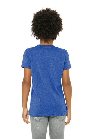 BELLA+CANVAS Youth Triblend Short Sleeve Tee (True Royal Triblend)