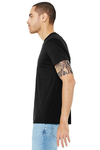 BELLA+CANVAS Unisex Triblend Short Sleeve Tee (Black Heather Triblend)