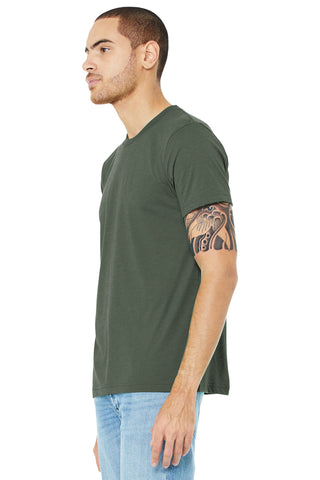 BELLA+CANVAS Unisex Triblend Short Sleeve Tee (Military Green Triblend)