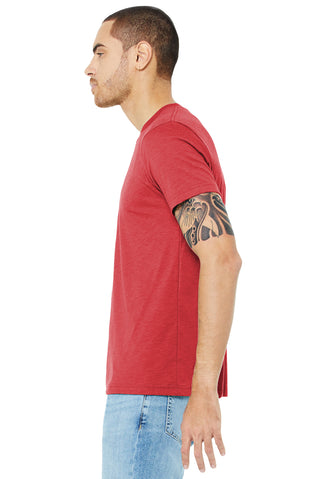 BELLA+CANVAS Unisex Triblend Short Sleeve Tee (Red Triblend)