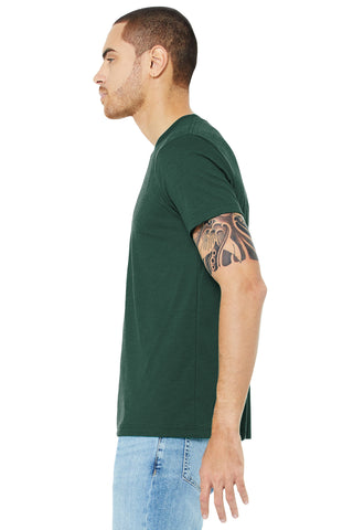 BELLA+CANVAS Unisex Triblend Short Sleeve Tee (Solid Forest Triblend)