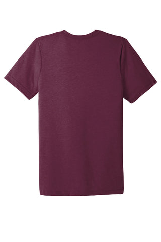 BELLA+CANVAS Unisex Triblend Short Sleeve Tee (Solid Maroon Triblend)