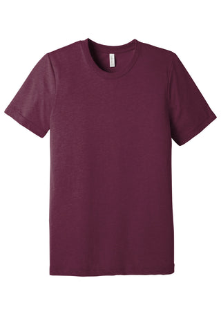 BELLA+CANVAS Unisex Triblend Short Sleeve Tee (Solid Maroon Triblend)