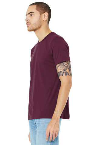 BELLA+CANVAS Unisex Triblend Short Sleeve Tee (Solid Maroon Triblend)