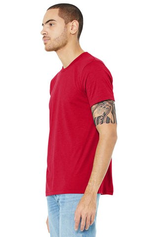 BELLA+CANVAS Unisex Triblend Short Sleeve Tee (Solid Red Triblend)