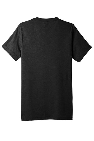 BELLA+CANVAS Unisex Triblend Short Sleeve V-Neck Te (Charcoal-Black Triblend)