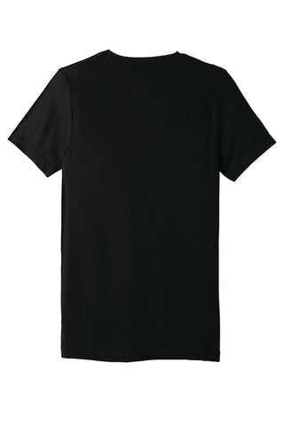 BELLA+CANVAS Unisex Triblend Short Sleeve V-Neck Te (Solid Black Triblend)