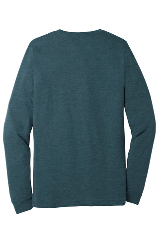 BELLA+CANVAS Unisex Heather CVC Long Sleeve Tee (Heather Slate)