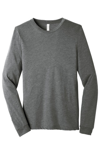 BELLA+CANVAS Unisex Triblend Long Sleeve Tee (Grey Triblend)