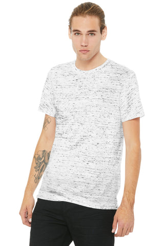 BELLA+CANVAS Unisex Poly-Cotton Short Sleeve Tee (White Marble)