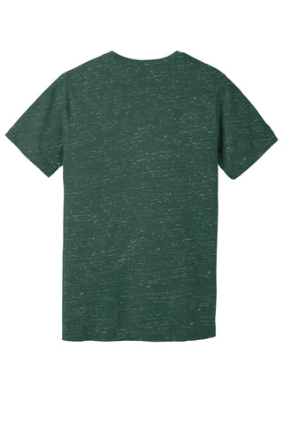 BELLA+CANVAS Unisex Textured Jersey V-Neck Tee (Forest Marble)