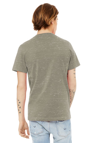 BELLA+CANVAS Unisex Textured Jersey V-Neck Tee (Stone Marble)