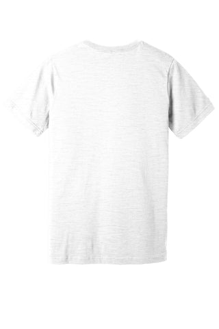 BELLA+CANVAS Unisex Textured Jersey V-Neck Tee (White Slub)