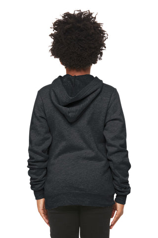 BELLA+CANVAS Youth Sponge Fleece Pullover Hoodie (Dark Grey Heather)