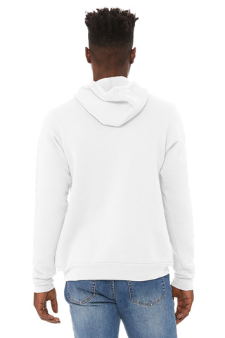 BELLA+CANVAS Unisex Sponge Fleece Pullover Hoodie (DTG White)