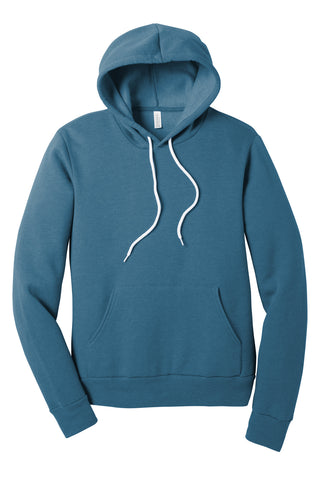 BELLA+CANVAS Unisex Sponge Fleece Pullover Hoodie (Heather Deep Teal)