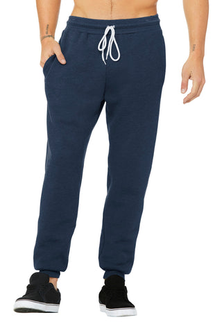 BELLA+CANVAS Unisex Jogger Sweatpants (Heather Navy)