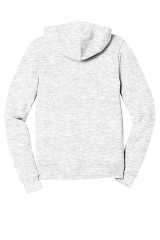 BELLA+CANVAS Unisex Sponge Fleece Full-Zip Hoodie (Ash)