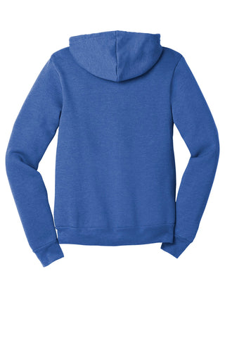 BELLA+CANVAS Unisex Sponge Fleece Full-Zip Hoodie (Heather True Royal)