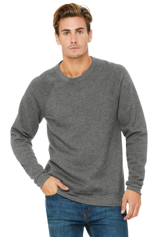 BELLA+CANVAS Unisex Sponge Fleece Raglan Sweatshirt (Grey Triblend)