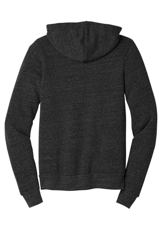 BELLA+CANVAS Unisex Triblend Sponge Fleece Full-Zip Hoodie (Charcoal-Black Triblend)