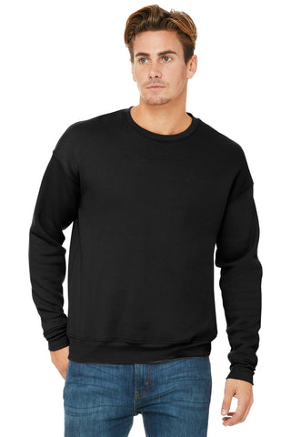 BELLA+CANVAS Unisex Sponge Fleece Drop Shoulder Sweatshirt (Black)