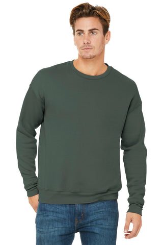 BELLA+CANVAS Unisex Sponge Fleece Drop Shoulder Sweatshirt (Military Green)