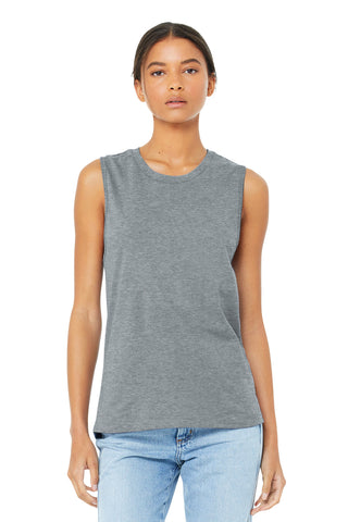 BELLA+CANVAS Women's Jersey Muscle Tank (Athletic Heather)