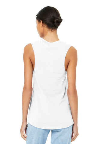 BELLA+CANVAS Women's Jersey Muscle Tank (White)