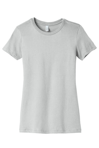 BELLA+CANVAS Women's Slim Fit Tee (Silver)