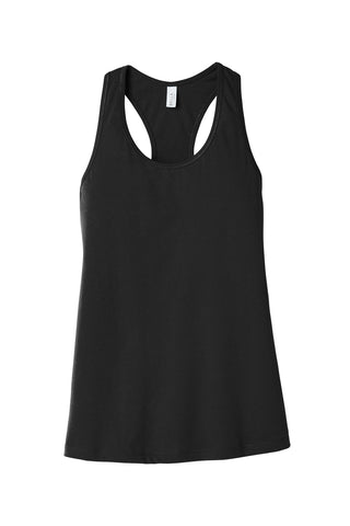 BELLA+CANVAS Women's Jersey Racerback Tank (Black)