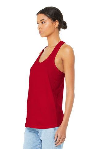 BELLA+CANVAS Women's Jersey Racerback Tank (Red)