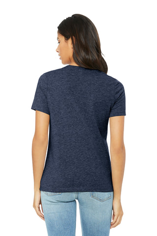 BELLA+CANVAS Women's Relaxed CVC Tee (Heather Navy)