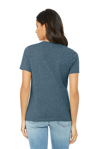 BELLA+CANVAS Women's Relaxed CVC Tee (Heather Slate)