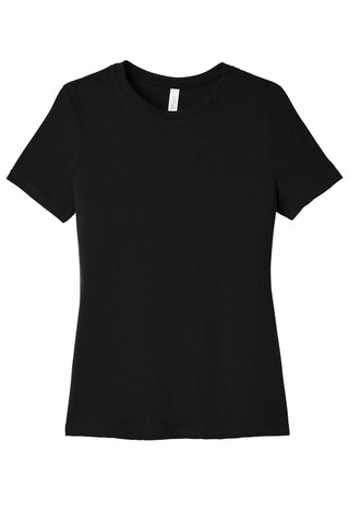 BELLA+CANVAS Women's Relaxed Jersey Short Sleeve Tee (Black)