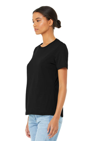 BELLA+CANVAS Women's Relaxed Jersey Short Sleeve Tee (Black)