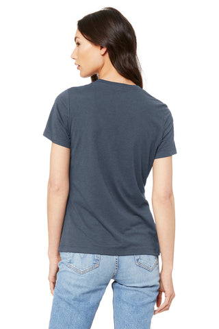 BELLA+CANVAS Women's Relaxed Jersey Short Sleeve Tee (Dark Grey)