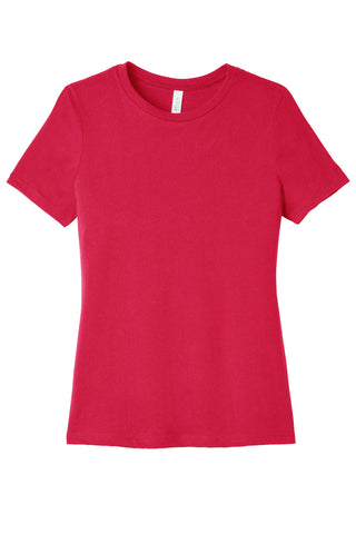 BELLA+CANVAS Women's Relaxed Jersey Short Sleeve Tee (Red)