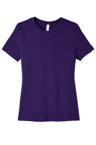 BELLA+CANVAS Women's Relaxed Jersey Short Sleeve Tee (Team Purple)