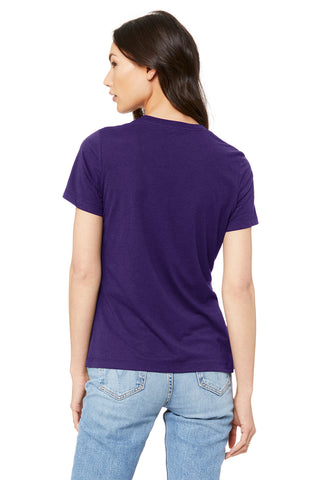 BELLA+CANVAS Women's Relaxed Jersey Short Sleeve Tee (Team Purple)