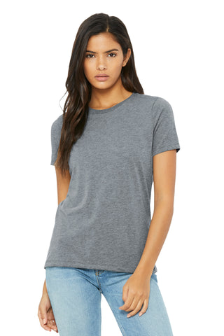 BELLA+CANVAS Women's Relaxed Triblend Tee (Athletic Grey Triblend)