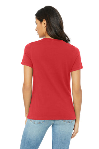 BELLA+CANVAS Women's Relaxed Triblend Tee (Red Triblend)